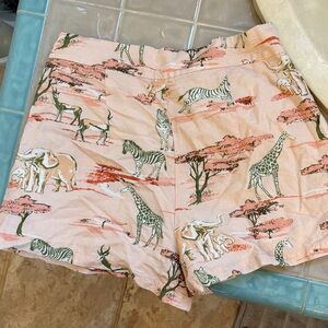 Women's Safari Print Shorts